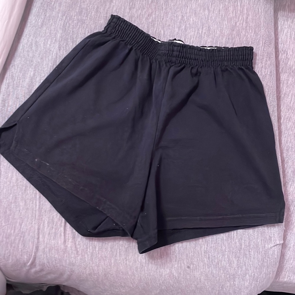 Black soffe shorts size small